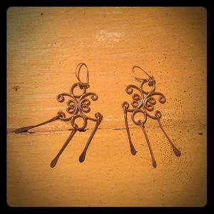 Silver Vintage Chandelier Earrings